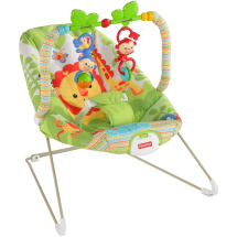 Детский шезлонг Fisher Price Тропические друзья напрокат Детский шезлонг Fisher Price Тропические друзья напрокат